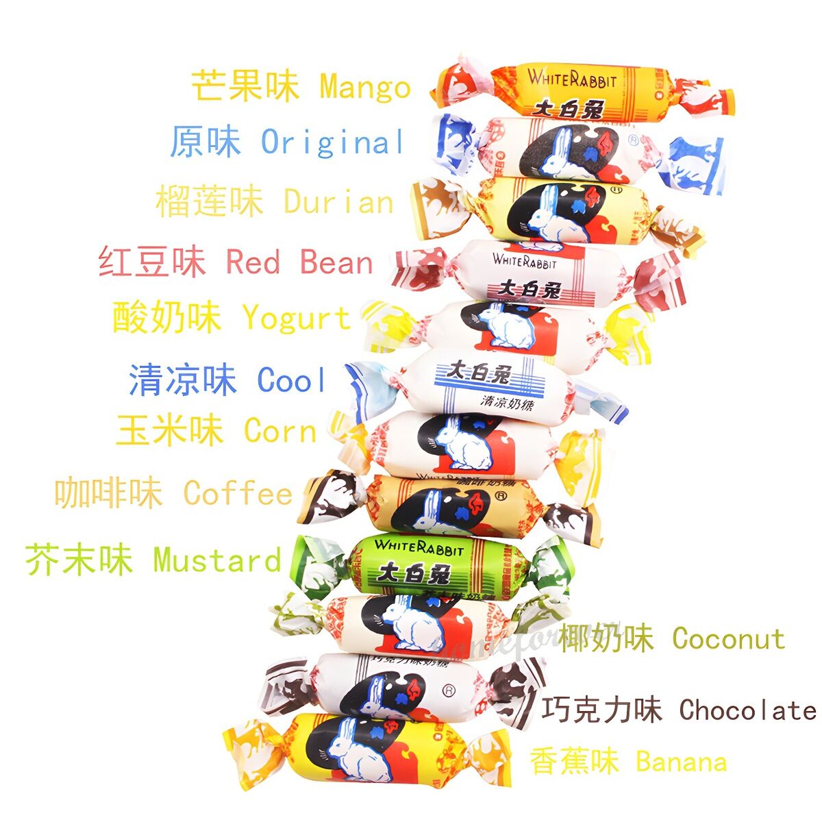White Rabbit Deluxe 12-Flavors VIP Gift Set – 880g of Nostalgic Sweet Bliss